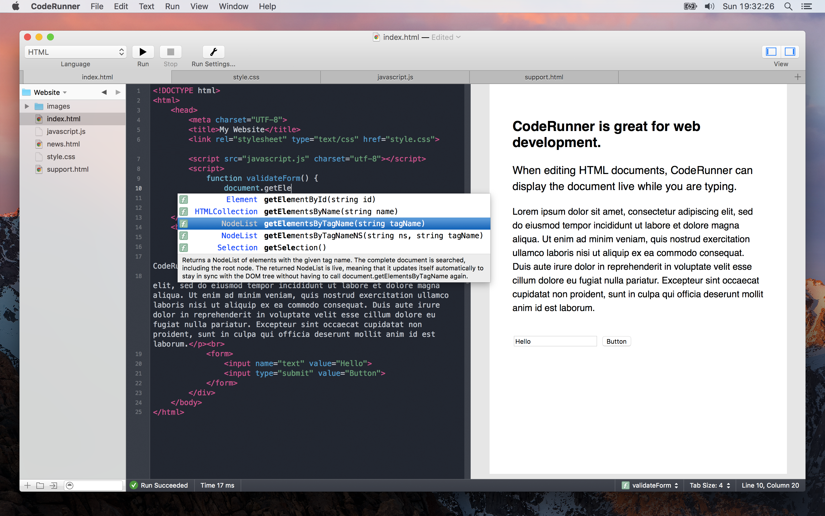 coderunner mac