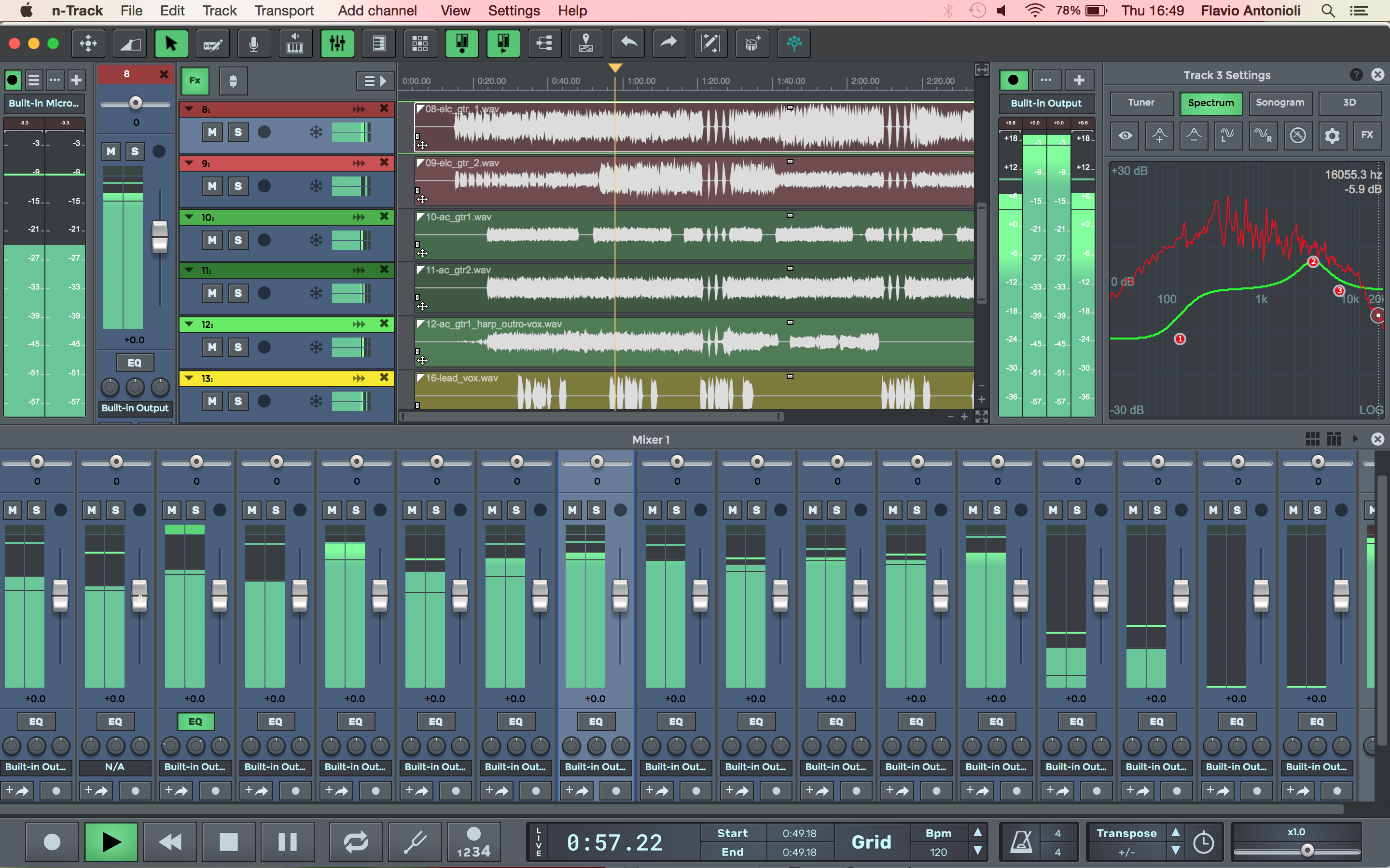 download the new for mac n-Track Studio 9.1.8.6961