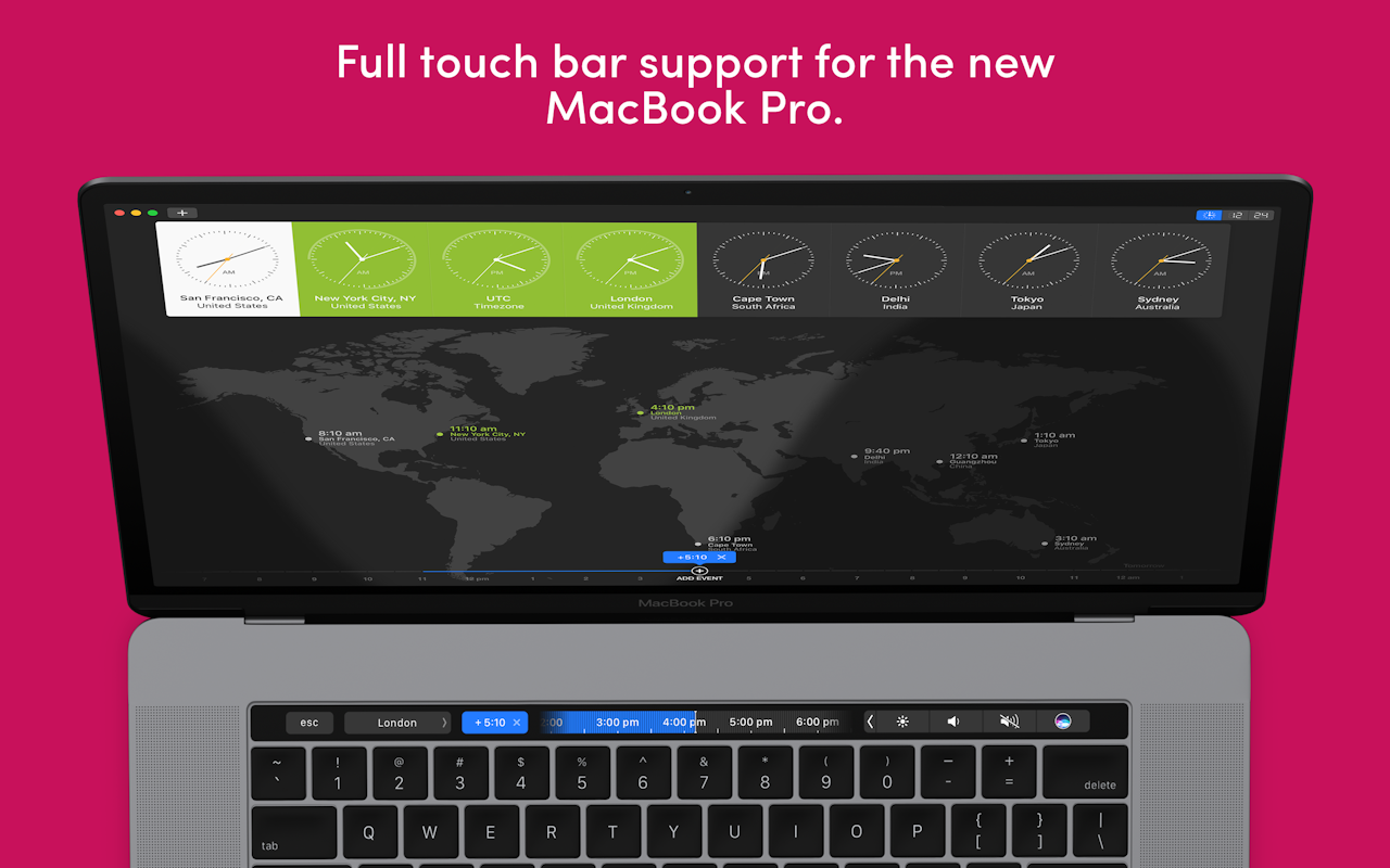 World Clock Pro en Setapp Planifica y organiza entre distintas zonas