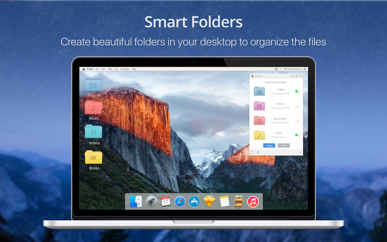 Declutter on Setapp | Smart desktop organizer your Mac ...